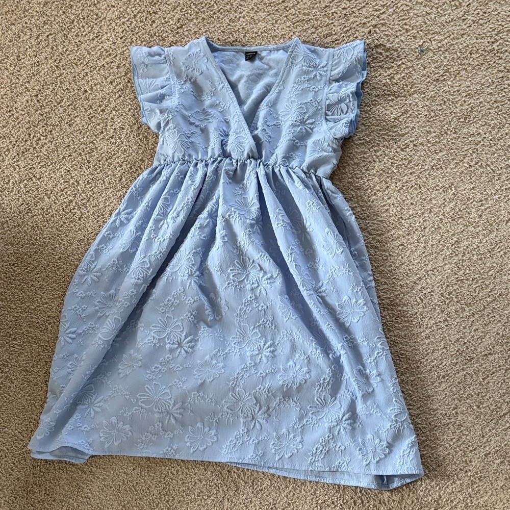 Blue Floral Dress